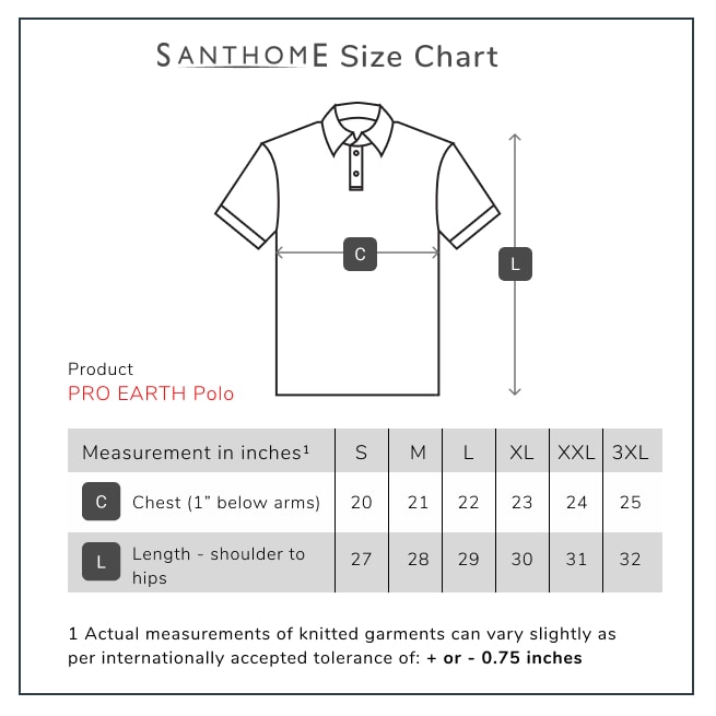 Santhome PRO EARTH – The Fully Recycled Polo Shirt